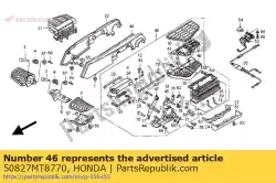 Aqui você pode pedir o primavera, rolha em Honda , com o número da peça 50827MT8770: