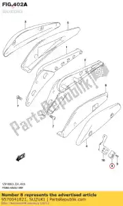 Suzuki 9570041821 zestaw zamka, kask - Dół