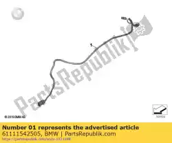 Here you can order the tail part wiring harness from BMW, with part number 61111542505: