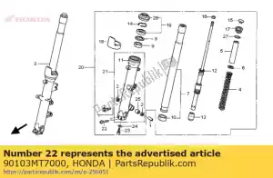 Honda 90103MT7000 parafuso, soquete, 8x45 - Lado inferior