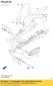 suzuki 6121123K00 albero, rr swgarm pivot - Il fondo