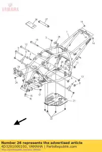 yamaha 4D3281000100 gereedschapsset - Onderkant