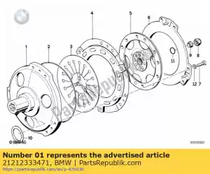 bmw 21212333471 clutch housing - Bottom side