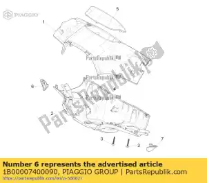 Piaggio Group 1B00007400090 rh plug - Bottom side