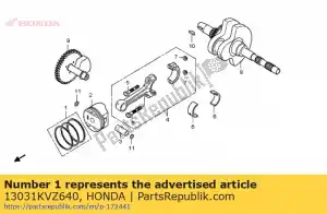 Honda 13031KVZ640 ring set,piston o - Bottom side