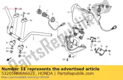 Here you can order the no description available at the moment from Honda, with part number 53205HN8A60ZE: