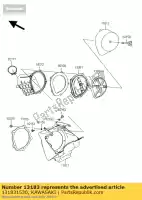 131831530, Kawasaki, placa, conexão de duto kx250-h1 kawasaki kx 125 250 1990 1991 1994 1995 1996 1997 1998 1999 2000 2001 2002 2003 2004 2005 2006 2007 2008, Novo