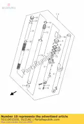 Here you can order the tube, inner from Suzuki, with part number 5111001DD0: