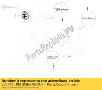 656745, Piaggio Group, Pegatina 