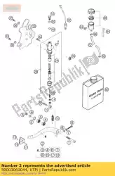 achterremhendel cpl. 2000 van KTM, met onderdeel nummer 59003060044, bestel je hier online: