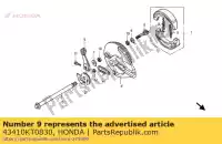 43410KT0830, Honda, Arm, rr. brake honda xlr  r xlr125r 125 , New