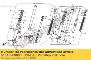 honda 51545MJ0003 bus, rubber - Onderkant