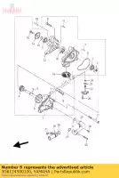 3D8124500100, Yamaha, waaieras assy yamaha  xvs 1300 2007 2008 2009 2010 2011 2014 2015 2016 2017 2018, Nieuw