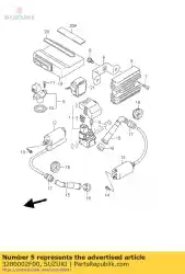 Aqui você pode pedir o conjunto retificador regulador em Suzuki , com o número da peça 3280002F00: