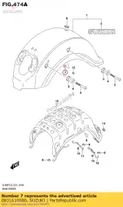 suzuki 083161008B orzech - Dół