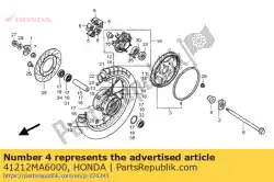 Aqui você pode pedir o pára-raios, ruído em Honda , com o número da peça 41212MA6000: