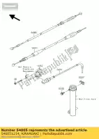 540051214, Kawasaki, freio de cabo kawasaki klx  a klx110 110 , Novo