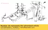 43530MS6901, Honda, comp. haste, empurre honda xl 600 650 700 1991 1992 1994 1995 1996 1997 1998 1999 2000 2001 2002 2003 2004 2005 2006 2008 2009 2010 2011, Novo