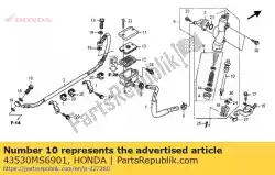 Aqui você pode pedir o comp. Haste, empurre em Honda , com o número da peça 43530MS6901: