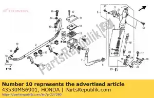 honda 43530MS6901 comp. haste, empurre - Lado inferior