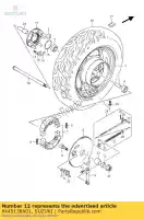 6445138A01, Suzuki, hendel, rr rem suzuki vl volusia  vz intruder m800 u vs glu c800c cue gl z glf c800 ue marauder zu black edition c800b glp glep m800z glef vs750gl vs750glfp vs750glfpefep vs750fp vs800gl vs600 vs800 vz800 vl800 vl800z vl800c vz800z vl800b 800 600 750 , Nieuw