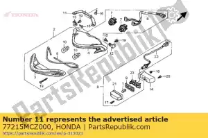 Honda 77215MCZ000 resta, fanale posteriore superiore - Il fondo