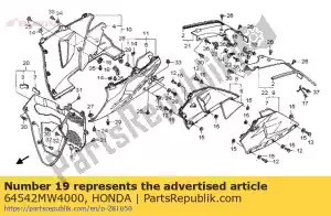 Honda 64542MW4000 stay, lower cowl - Bottom side