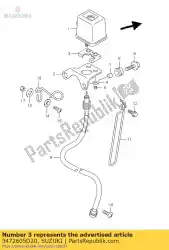 Ici, vous pouvez commander le coussin auprès de Suzuki , avec le numéro de pièce 3472605D20: