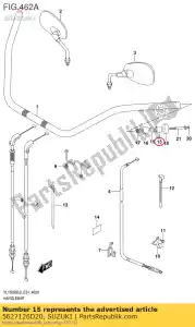 suzuki 5627126D20 expander,handle - Bottom side