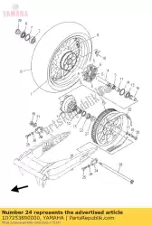 Ici, vous pouvez commander le extracteur de chaîne 2 auprès de Yamaha , avec le numéro de pièce 1D7253890000: