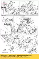 1WDXF83920P0, Yamaha, Onder dekking 2 yamaha  yzf r 300 2016 2018, Nieuw