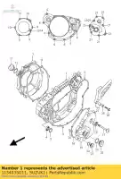 1134035G11, Suzuki, capa, embreagem suzuki rm z 450, Novo