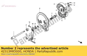Honda 42313MR5000 colarinho, rr.wheel s - Lado inferior