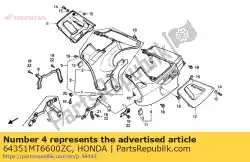 Ici, vous pouvez commander le aucune description disponible pour le moment auprès de Honda , avec le numéro de pièce 64351MT6600ZC: