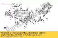 17263MCF000, Honda, tubo, per collegamento honda vtr fire storm f  sp1 vtr1000sp 1000 , Nuovo