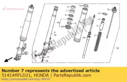 Here you can order the bush, guide from Honda, with part number 51414MFLD21: