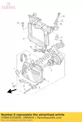 schroef, velgbevestiging van Yamaha, met onderdeel nummer 3TB843250000, bestel je hier online: