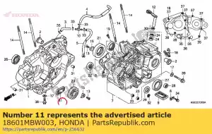 honda 18601MBW003 soupape comp., roseau - La partie au fond