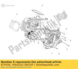 Qui puoi ordinare vite esagonale m8x80 da Piaggio Group , con numero parte 874546: