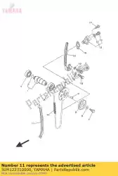 Here you can order the guide, stopper 1 from Yamaha, with part number 5UH122310000: