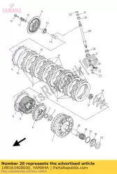 Qui puoi ordinare gruppo leva di spinta da Yamaha , con numero parte 14B163400000: