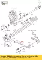 922101101, Kawasaki, nut zr1000-a1 kawasaki  gtr h2 h2r kle klz tr z zx 600 636 650 750 800 900 1000 1400 2003 2004 2005 2006 2007 2008 2009 2010 2011 2012 2013 2014 2015 2016 2017 2018 2019 2020 2021, New