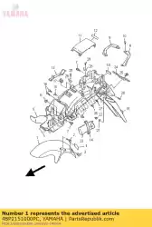 Aqui você pode pedir o pára-choque dianteiro comp. Em Yamaha , com o número da peça 4BP2151000PC: