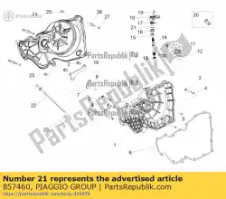 Qui puoi ordinare t cespuglio da Piaggio Group , con numero parte 857460: