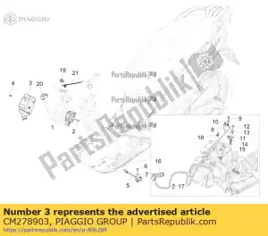 Piaggio Group CM278903 elektronisches steuerger - Bottom side