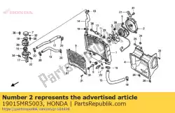 Aqui você pode pedir o sudário comp. Em Honda , com o número da peça 19015MR5003: