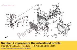 Honda 19015MR5003 shroud comp. - Onderkant