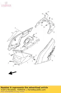 yamaha 1CEF17810000 emblem 1 - Bottom side