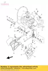 Tutaj możesz zamówić rura, odpowietrznik od Yamaha , z numerem części 5HN218260000: