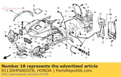 Ici, vous pouvez commander le couvercle, frend * r232 * auprès de Honda , avec le numéro de pièce 61130HP0A00ZB: